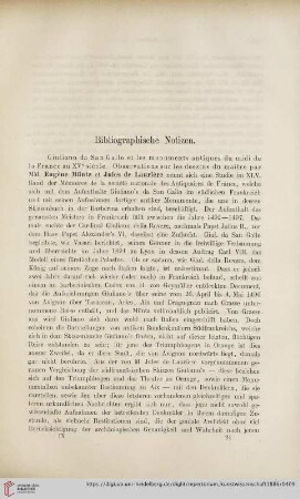 Bibliographische Notizen