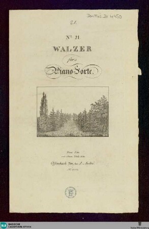 Walzer für's Piano-Forte : No. 21