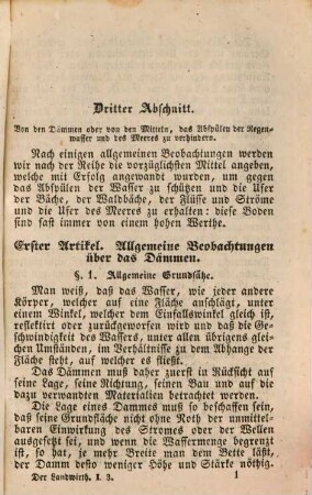 Der Landwirth des neunzehnten Jahrhunderts, oder das Ganze der Landwirthschaft : mit 2.500 Abbildungen, 1,3. [1. Abschnitt], Allgemeine Landwirthschaft ; 3. Theil