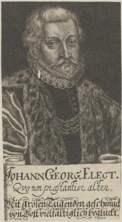 Bildnis des Johann Georg, Kurfürst von Brandenburg