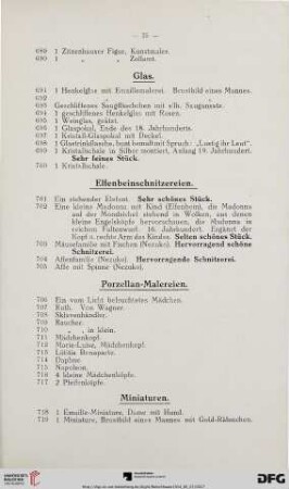 Glas (Nr. 691-700)