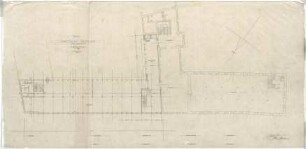 Gsaenger, Gustav; München; Stadtmuseum, Erweiterung - Erweiterung 1. Bauabschnitt, Tektur (Grundriss 2. OG)