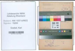 Entnazifizierung Karl Goebel , geb. 00.00.0000 (Lehrer)
