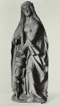 Heilige Dorothea von einem Altarschrein aus Krummenhennersdorf