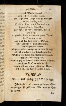 683-678, Vier und sechzigste Anfrage