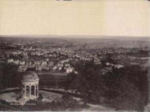 Stadtansicht vom Neroberg. Wiesbaden