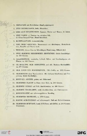 Auktionate (Nr. 1-540)