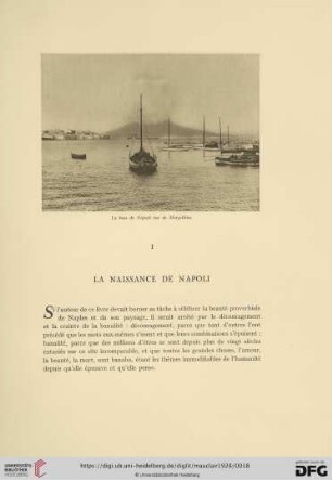 I. La naissance de Napoli
