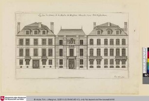 Le Grand Marot, Bl. 18: La face de l'entrée da la Maison de Monsieur Hinsselin, dans l'Isle Nostre Dame