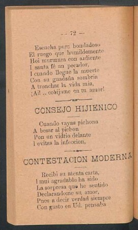 Contestación moderna
