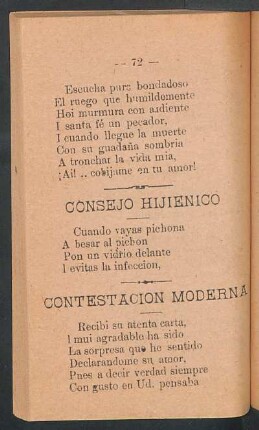 Contestación moderna