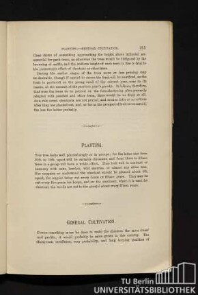 General Cultivation.