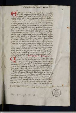 Johannes Tröster : Dialogus de remedio amoris