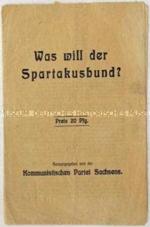 Programmatische Schrift der KPD