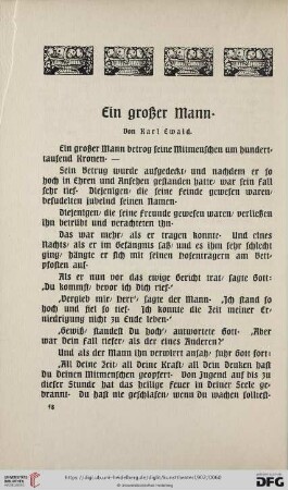 1: Ein großer Mann