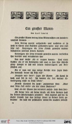 1: Ein großer Mann