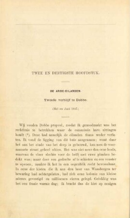 Twee en dertigste hoofdstuk. De Aroe-eilanden ...
