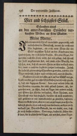 Vier und sechzigstes Stück