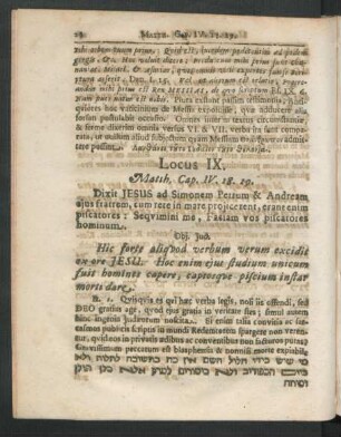 Locus IX.