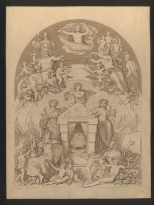 Allegorie auf Goethes Geburt