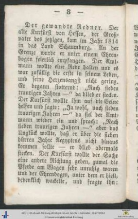 Der gewandte Redner.