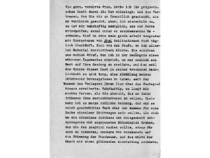 Brief von Paul Heyse an Alwine Schroedter, geschrieben in Starnberg