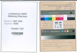 Entnazifizierung Carl Kuester , geb. 28.10.1895 (Lehrer)
