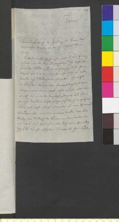 Brief von Schopenhauer, Johanna Henriette an Goethe, Johann Wolfgang von