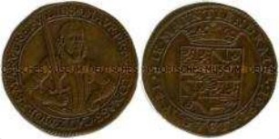 Niederlande, Historienpfennig, auf die Besitznahme der Rheinprovinz Moers