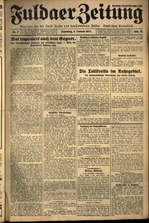 Ausgabe vom Dienstag, den 05. Januar 1932.