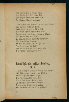17-34, Deutschlands erster Seesieg - Wir Barbaren