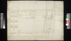 Grundriss des zweiten Obergeschosses ("von der andern Etage")