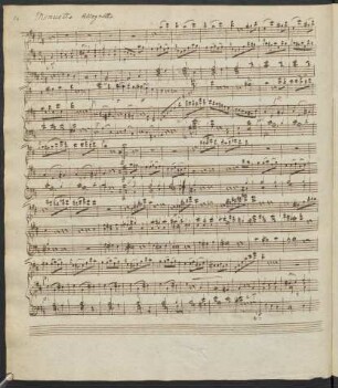Menuetto. Allegretto