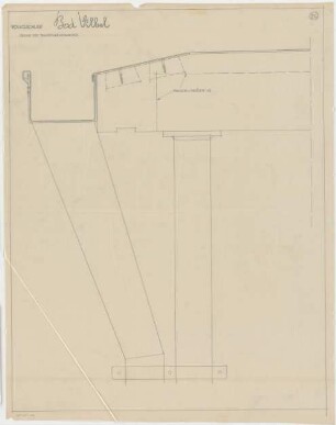 Grund, Peter; Bad Vilbel; Ernst Reuter Schule - Gesims Pausenhallendach (Detail)