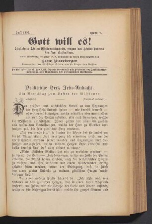 Heft 7. Juli 1897