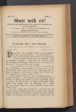 Heft 7. Juli 1897
