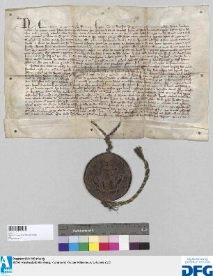 Kaiser Ludwig IV. stiftet das Kloster Pillenreut (im Wald bei seinen Fischteichen und dem Hof Pillenreut "ze unser Frawen Schidung" unter dem Altdorfer Sprengel gelegen und für 2 Priester, 1 Vorsteherin und 12 Nonnen berechnet). Er schenkt dazu den Wald, die Wiese "Erlnhofen" und die Güter Herbrechtsdorf und Wetzelndorf, dazu den vom Schultheiß Chunrad Gross in Nürnberg gestifteten Hof Pillenreut, Zehnte, Rechte etc.