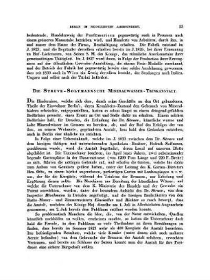 Die Struve-Soltmannsche Mineralwasser-Trinkanstalt