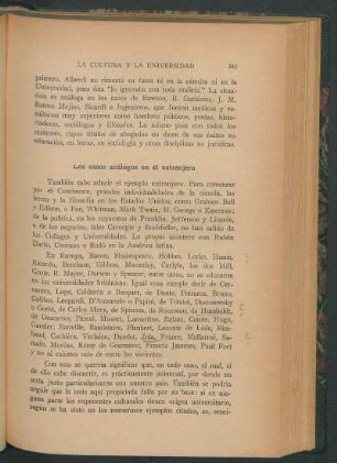 Los casos análogos en el extranjero
