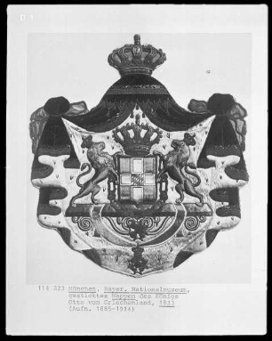 Wappen des Königs Otto von Griechenland