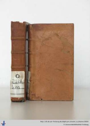 Einband (Aus: UB Freiburg, Q 2078,bm / Q 2078,am)