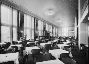 Dresden, Altmarkt, Café Prag, Innenansicht