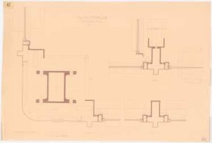 Tankstelle: Bronzedetails Schnitt 1:1
