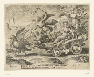 Luft, Blatt 1 der Folge "Vier Elemente, Sternzeichen und mythologische Szenen"