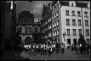 Danzig, Gdansk: Straße [Langgasser Tor]