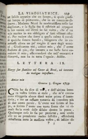 Lettera IX.