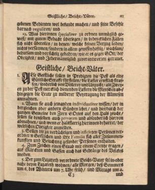Geistliche / Beicht-Väter.