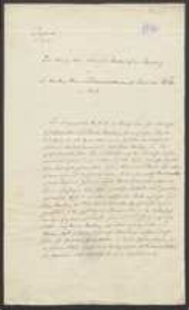 Brief von Regensburgische Botanische Gesellschaft an Ludwig von Welden