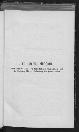 V. Abschnitt. Von 1618-1685, oder bis zu Meurer´s Entweichung. (Das Titelblatt dieses Abschnitts ist falsch.)
