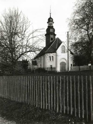 Blankenhain (Kreis Werdau)-Rußdorf. Dorfkirche (1673 und 1766). Ansicht von Nordwesten